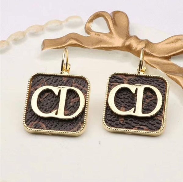 CD Square Earrings